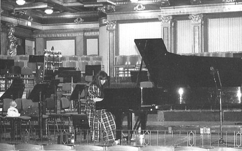 2001年12月7日ウィーン楽友協会大ホール（リハーサル）
